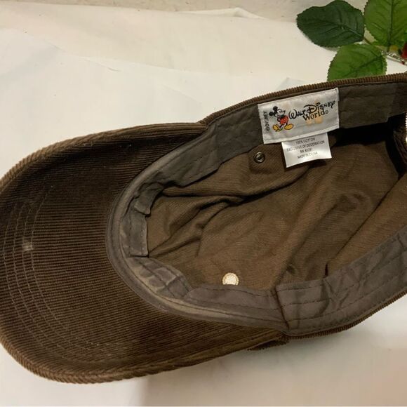 Disney Hat corduroy brown adjustable - Picture 3 of 9